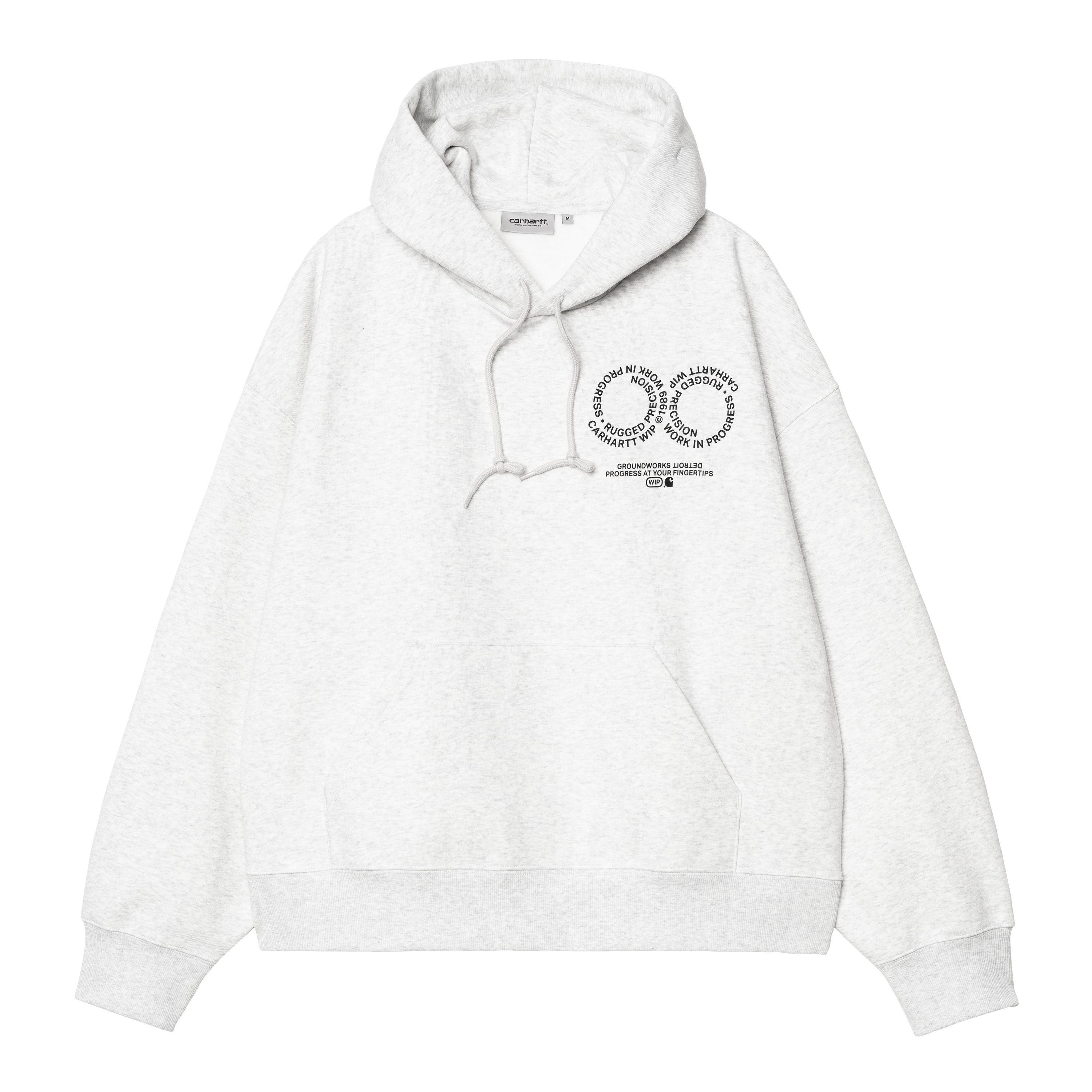 Carhartt WIP Hooded Rotation Sweatshirt Blanc